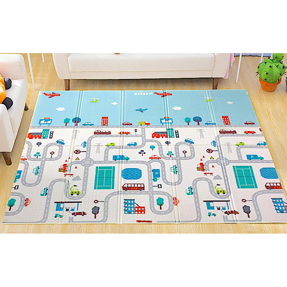 Autumnz PE Foldable Baby Playmat (Dimension 180cm x 200cm x 1.5cm